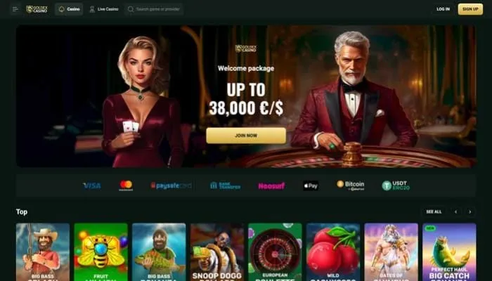 Goldex Casino Review Header