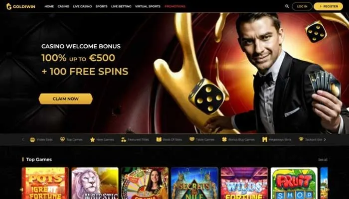 GoldiWin Casino Review Header
