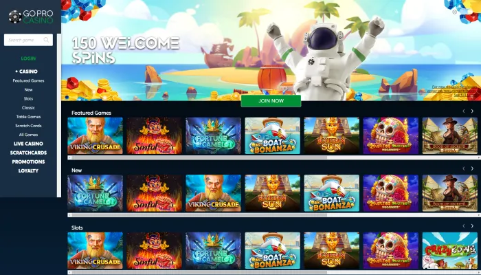 GoProCasino Review Header