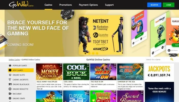 GoWild Casino Review Header