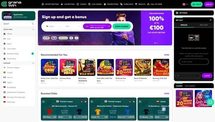 GranaWin Casino Review Header