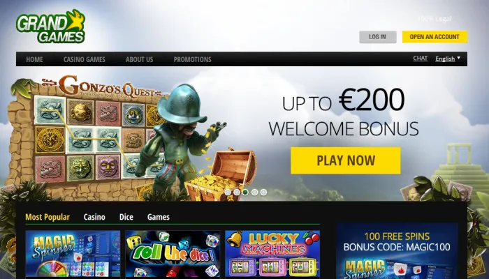 GrandGames Casino Review Header