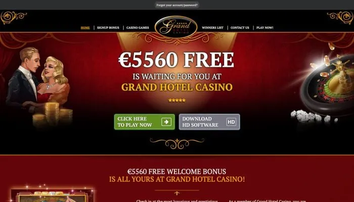Grand Hotel Casino Review Header