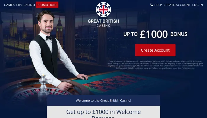 Great British Casino Review Header