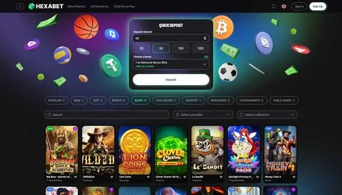 Hexabet Casino Review Header