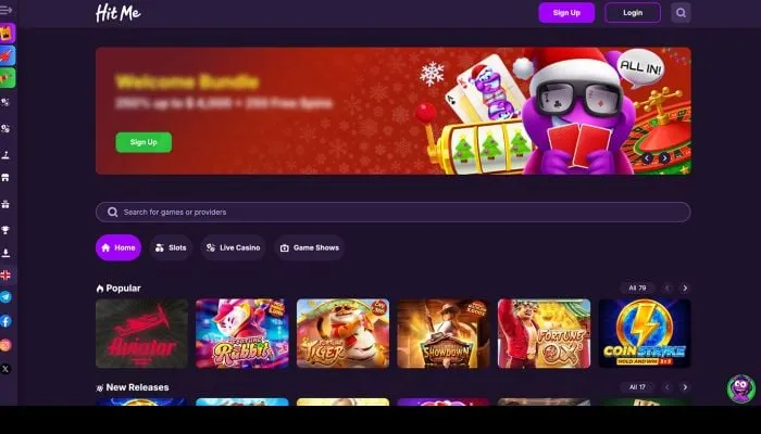 Hit Me Casino Review Header
