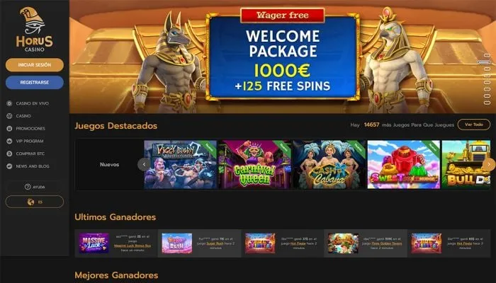 Horus Casino Review Header