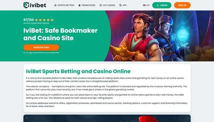 Ivibet Casino Review Header