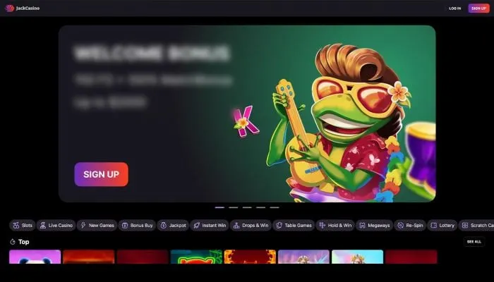 Jack Casino Review Header
