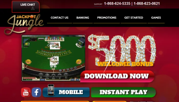 Jackpot Jungle Casino Review Header
