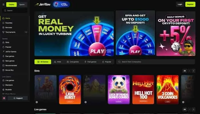 JetTon Casino Review Header