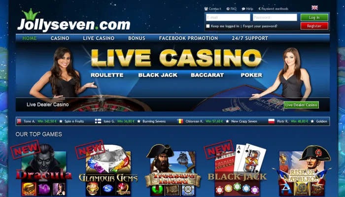 Jollyseven Casino Review Header
