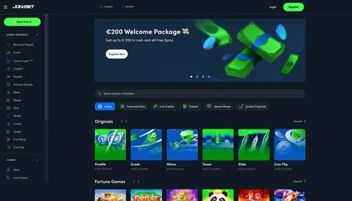 Jonbet Casino Review Header
