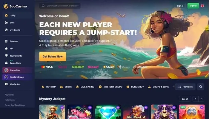Joo Casino Review Header