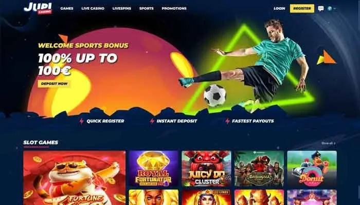 Jupi Casino Review Header
