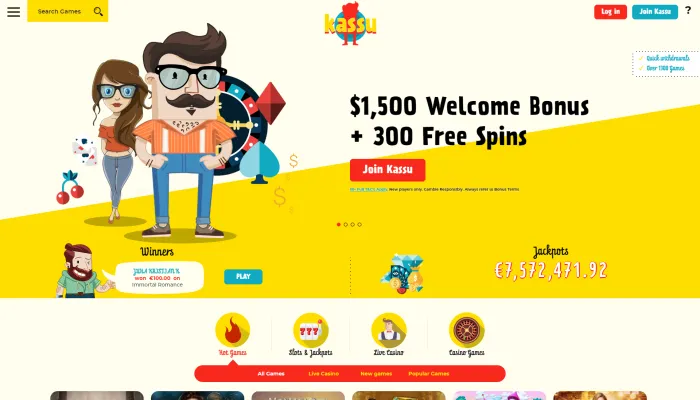 Kassu Casino Review Header