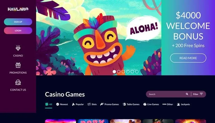 Kaulana Casino Review Header