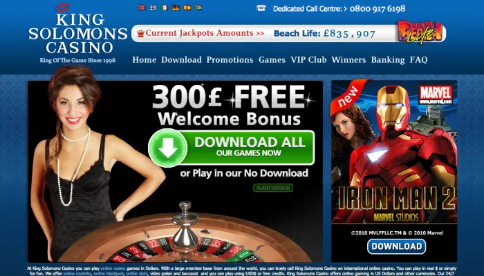 King Solomons Casino Review Header
