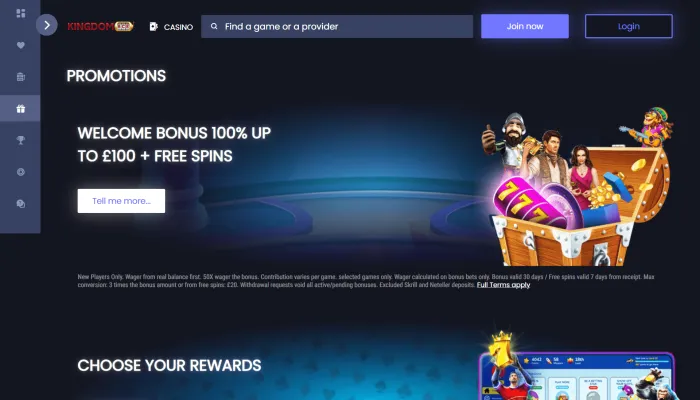 KingdomAce Casino Review Header
