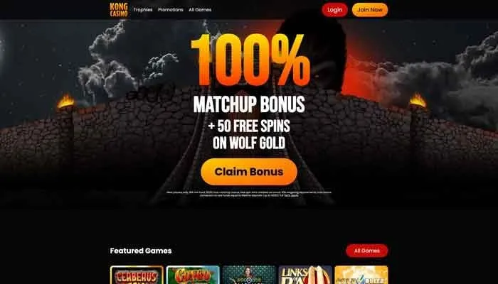 Kong Casino Review Header
