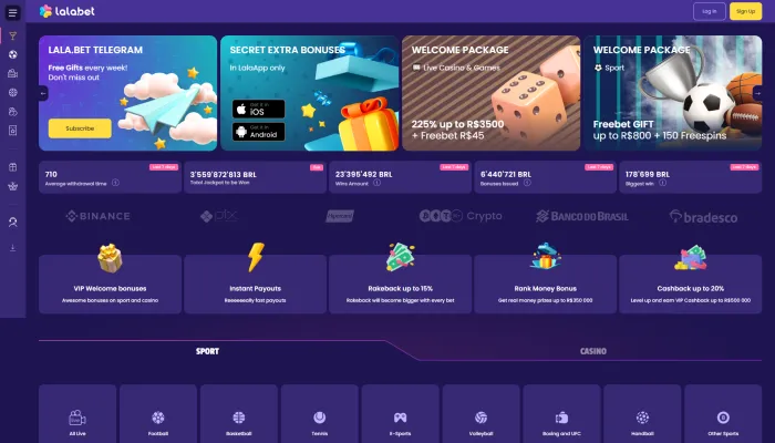 LalaBet Casino Review Header