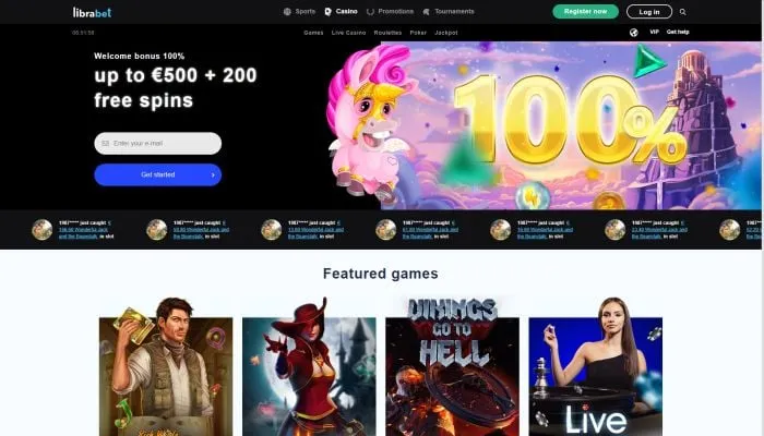 LibraBet Casino Review Header