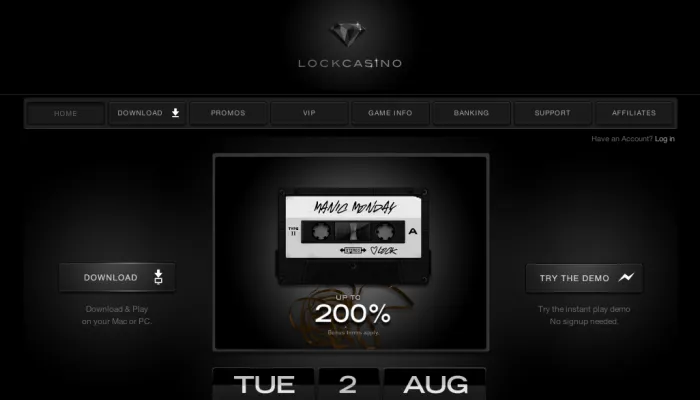 Lock Casino Review Header