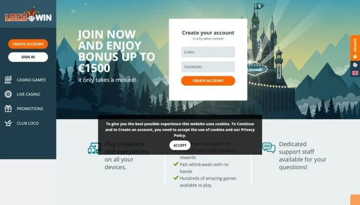 Locowin Casino Review Header