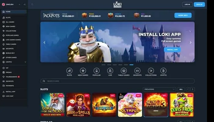 Loki Casino Review Header