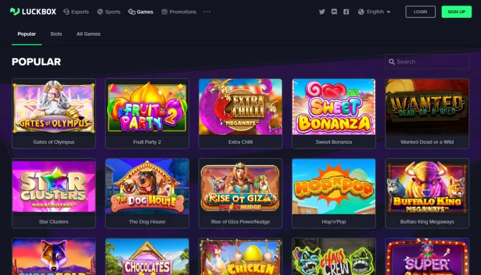 Luckbox Casino Review Header