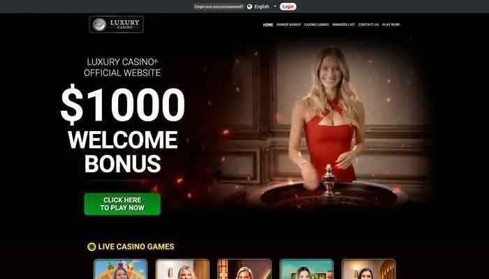 Luxury Casino Review Header