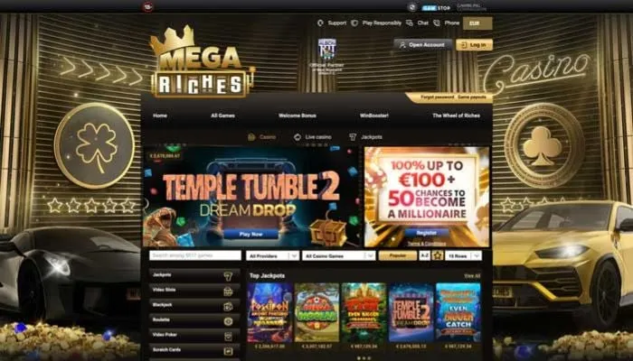Mega Riches Casino Review Header