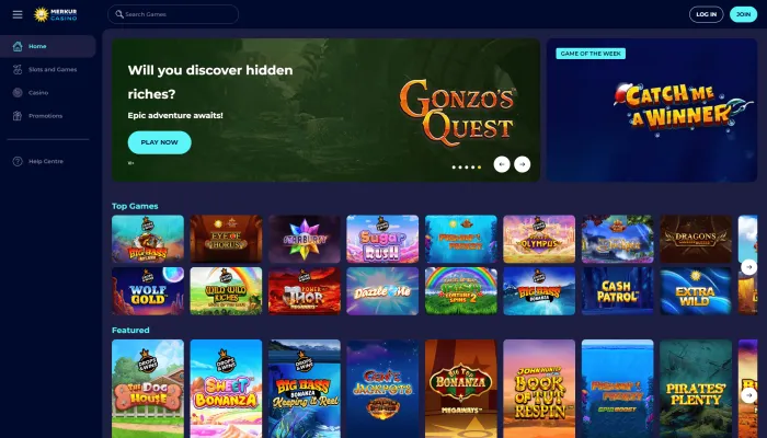 Merkur Casino Review Header