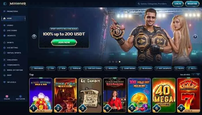 Millioner Casino Review Header