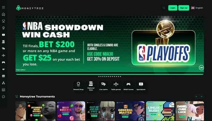 Moneytree Casino Review Header