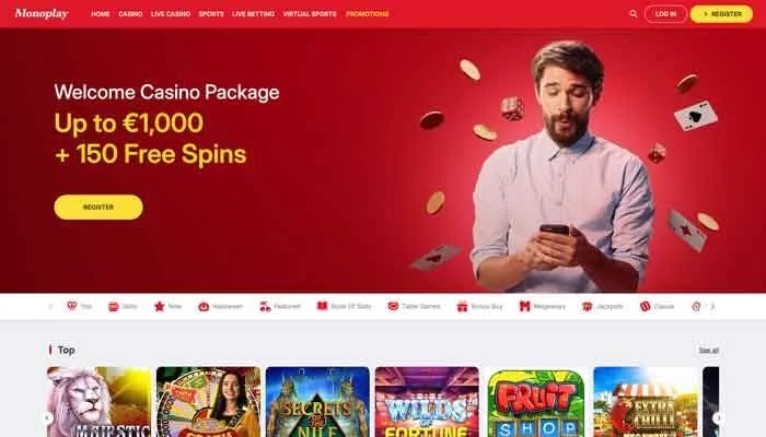 MonoPlay Casino Review Header