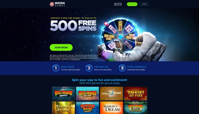 MoonGames Casino Review Header