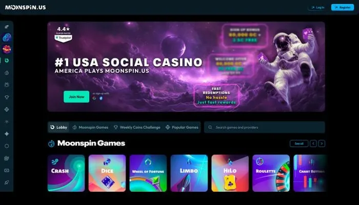 Moonspin Casino Review Header