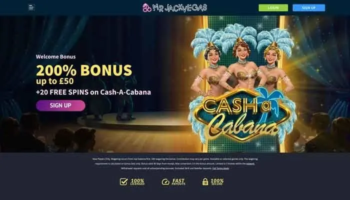MrJackVegas Casino Review Header