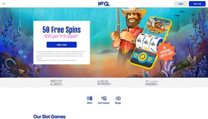 MrQ Casino Review Header