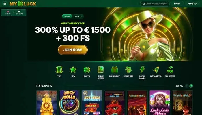 MyLuck Casino Review Header