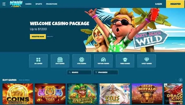 Nalu Casino Review Header
