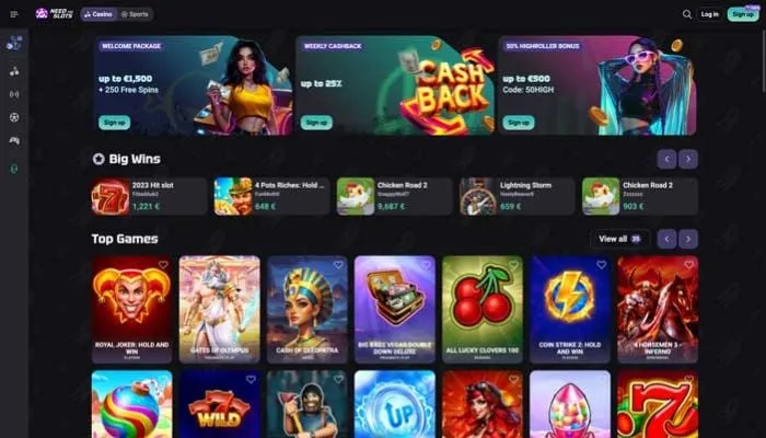 Needforslots Casino Review Header