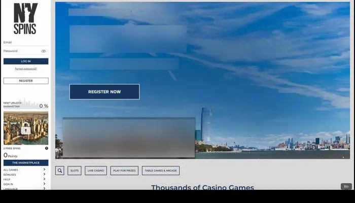 NYSpins Casino Review Header