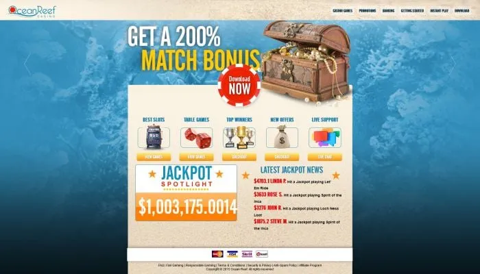 Ocean Reef Casino Review Header