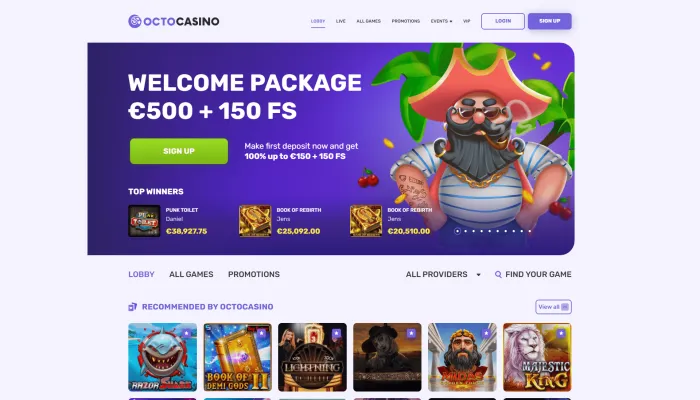 OctoCasino Review Header
