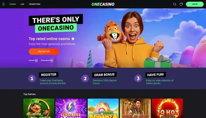 One Casino Review Header