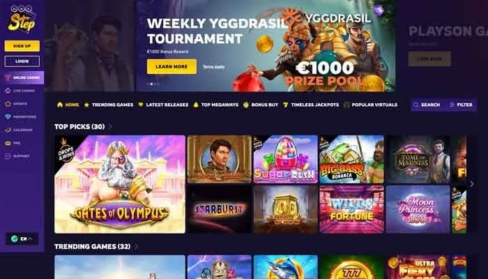 Onestep Casino Review Header