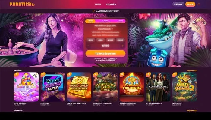 Paratiisi Casino Review Header