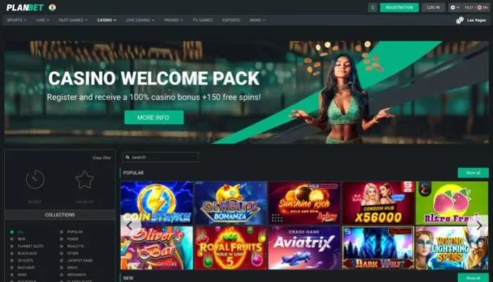 Planbet Casino Review Header